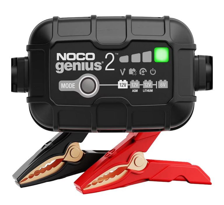 NOCO GENIUS2: 2A 6V/12V Smart Battery Charger