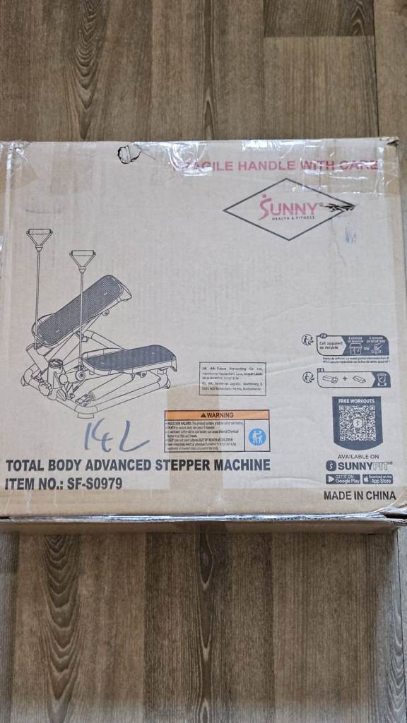 Sunny Total Body Advanced Stepper Exercise Machine New