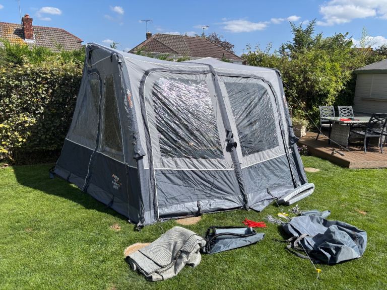 Vango Varkala 280 AirBeam Caravan Awning – Carpet, Pump, Pegs & Bags