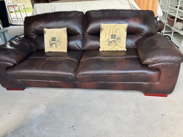 ‘Reduced’ Soft Leather sofa