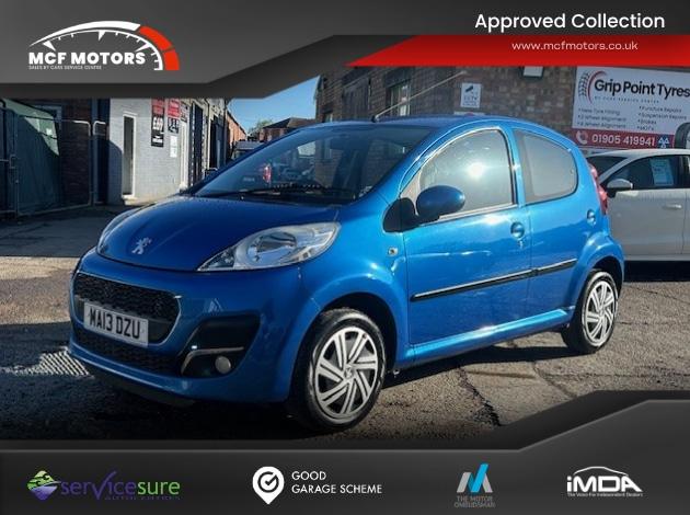2013 Peugeot 107 1.0 Active 5dr HATCHBACK Petrol Manual