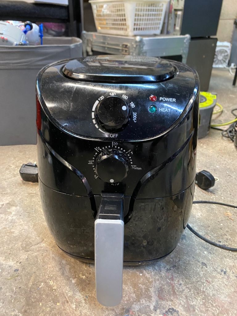 Black Air Fryer – Fair Condition, Fully Functional