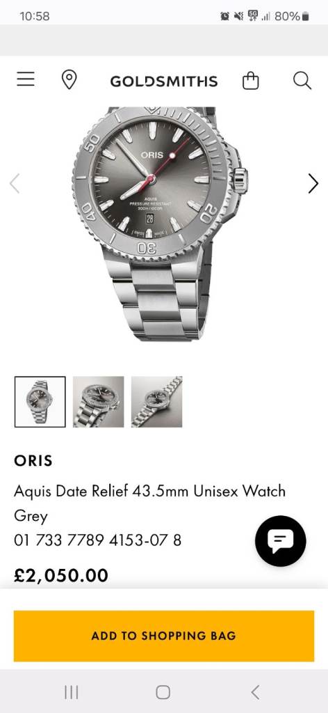 Oris aquis date