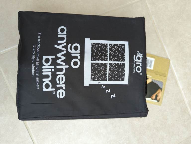 Gro Anywhere Portable blackout blinds.
