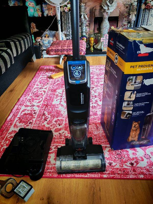 Like new used once Bissell crosswave ominverse edge all in one cleaner hoover