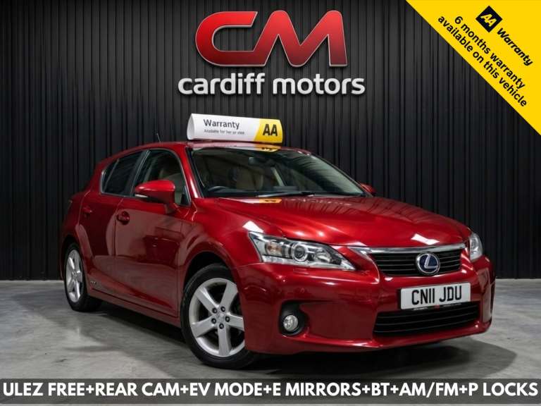 2011 Lexus CT 1.8 CT200H  Hatchback Petrol/Electric Hybrid Automatic
