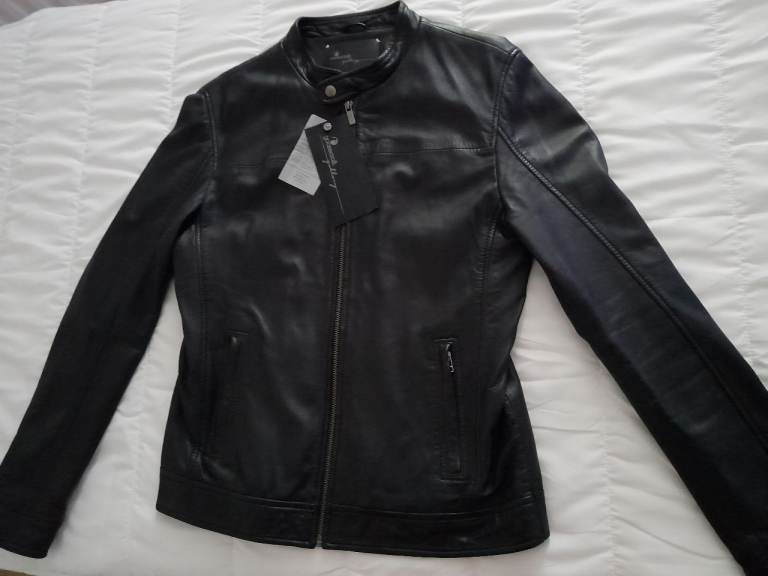 Goosecraft Leather jacket black size:L