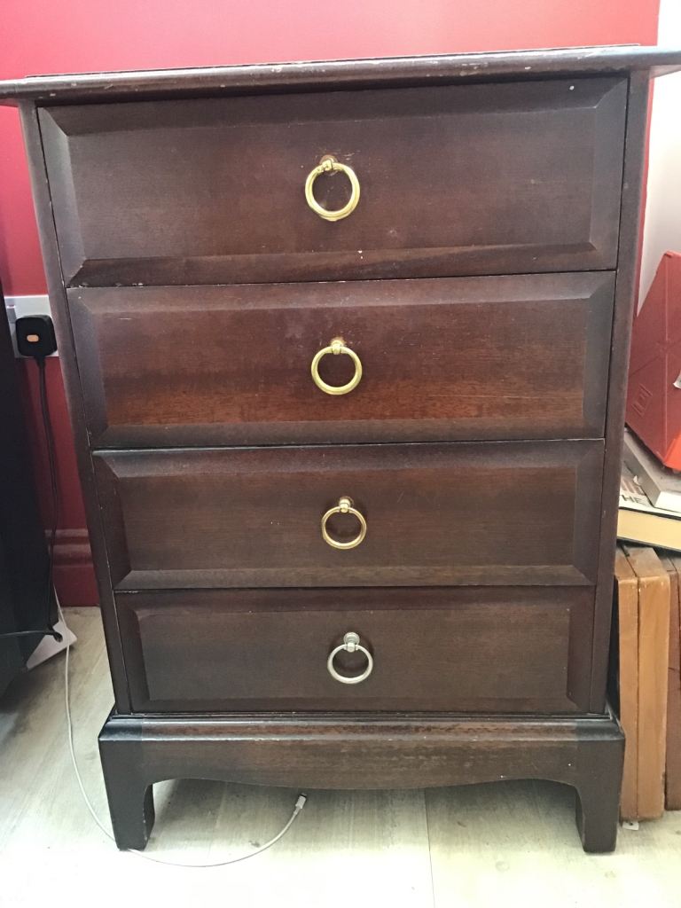 Pair of Stag Bedside Cabinets 