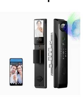 3D Face Recognition Biometric Door Lock Look 