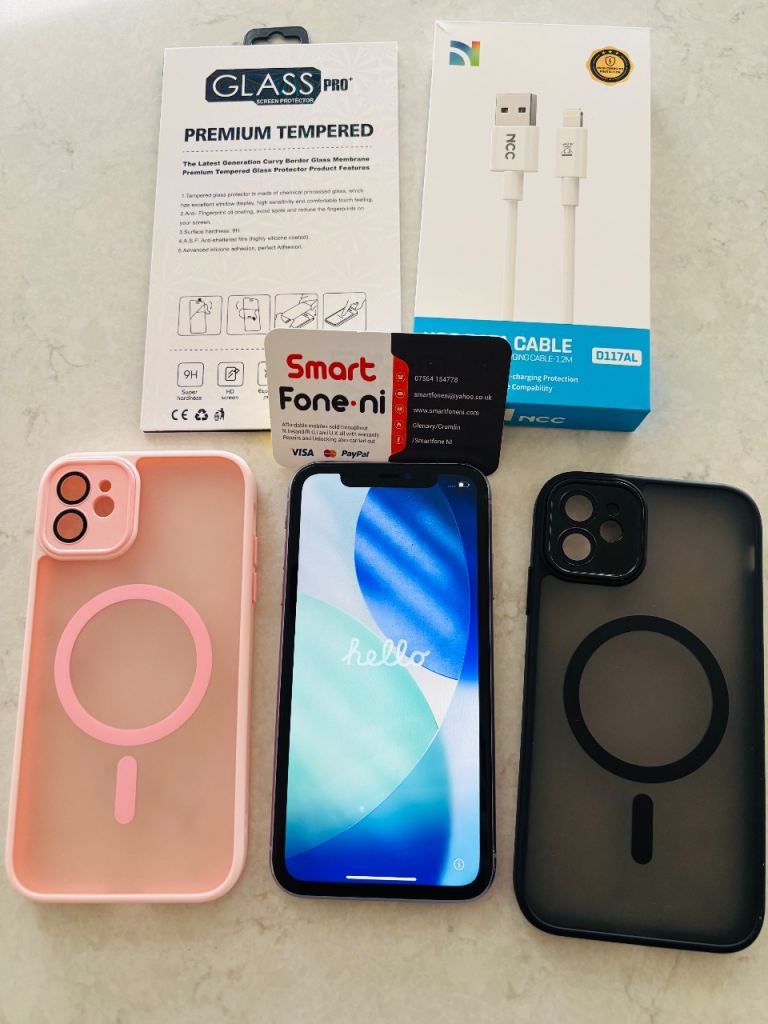 Purple iPhone 11. 6 month warranty. Lisburn . Delivery available 