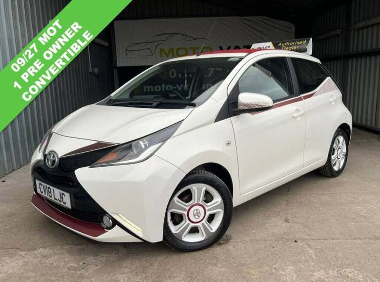 2018 Toyota AYGO 1.0 VVT-i x-claim Funroof 5dr Petrol Manual Euro 6 (68 ps) Hatchback Petrol Manual
