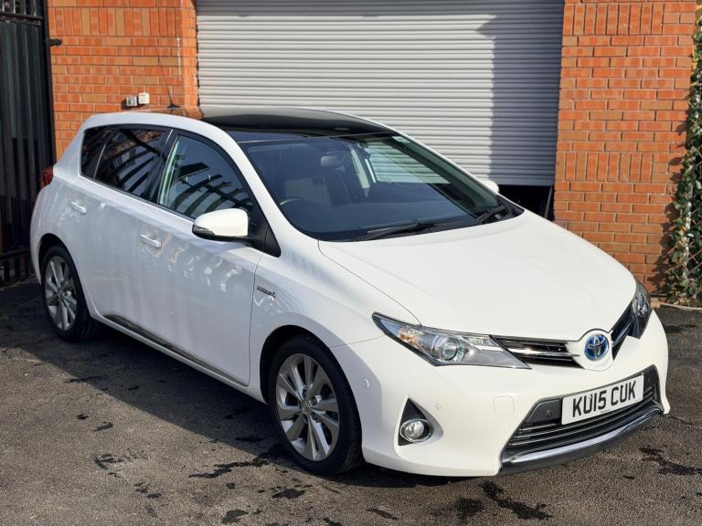 2015 Toyota Auris 1.8 VVTi Hybrid Excel 5dr CVT Auto [Nav] HATCHBACK PETROL/ELECTRIC Automatic