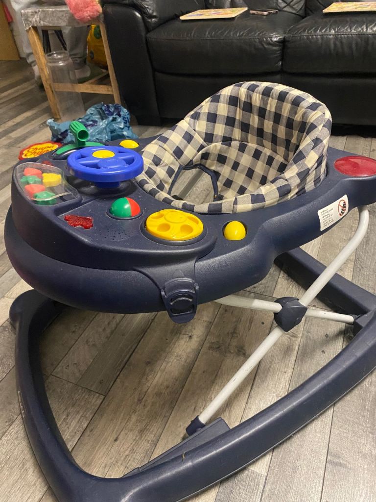 Graco Baby Walker – Good Condition, Blue and Pink | in Waterloo, London ...