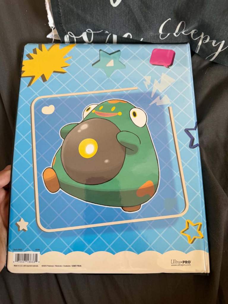 Pokémon cards and book