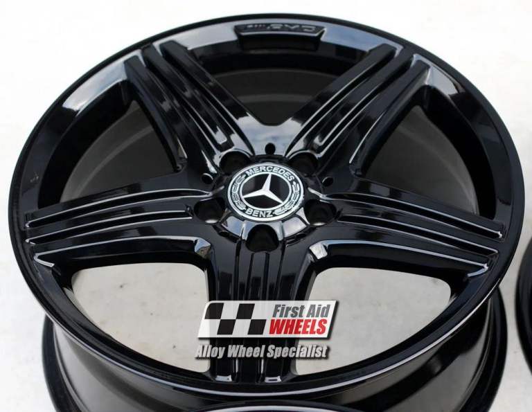 MERCEDES A250 CLA250 1X 18'' GENUINE AMG GLOSS BLACK ALLOY WHEEL S606BG