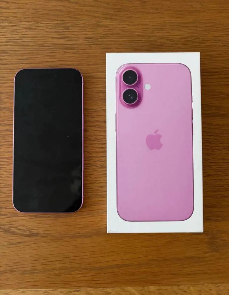 Apple iPhone 16 128gb in Pink – As Good As New Condition