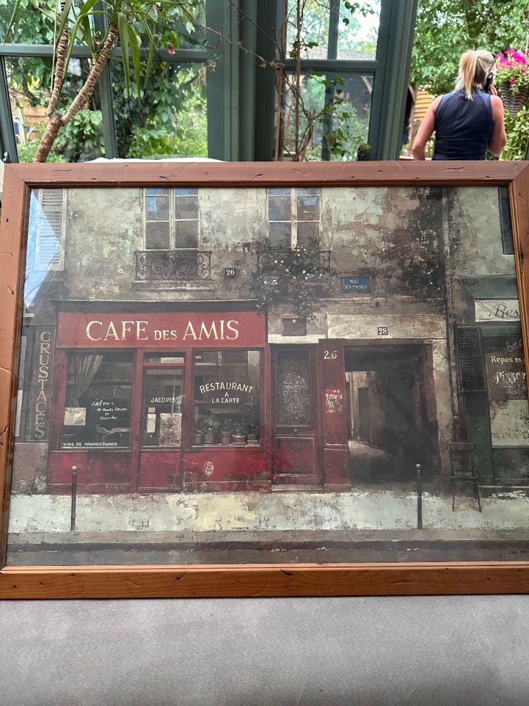 Framed Cafe des Amis Prints – Charming Wall Decor (3)
