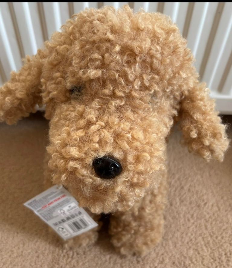 Tesco Cavapoo Dog Door Stop - New with Tags
