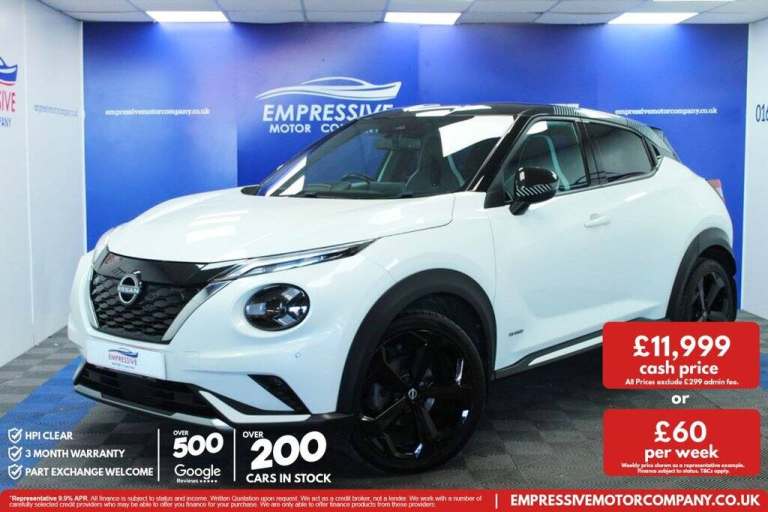 2022 22 NISSAN JUKE 1.6 PREMIERE EDITION SUV 5DR PETROL HYBRID AUTO EURO 6 (143