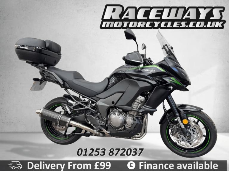 KAWASAKI VERSYS 1000 2019 BLACK 7,281 MILES USED MOTORCYCLE