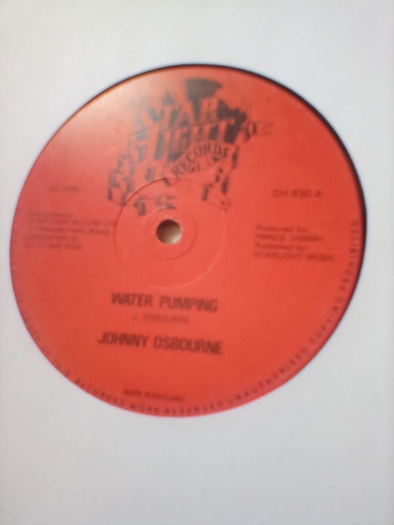 JOHNNY OSBOURNE, WATER PUMPING,12 INCH VINYL EP,. 