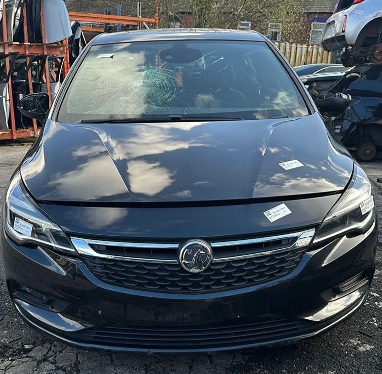  Vauxhall Astra K. Front Bumper shell.  Blue.   2016 - 2017. 