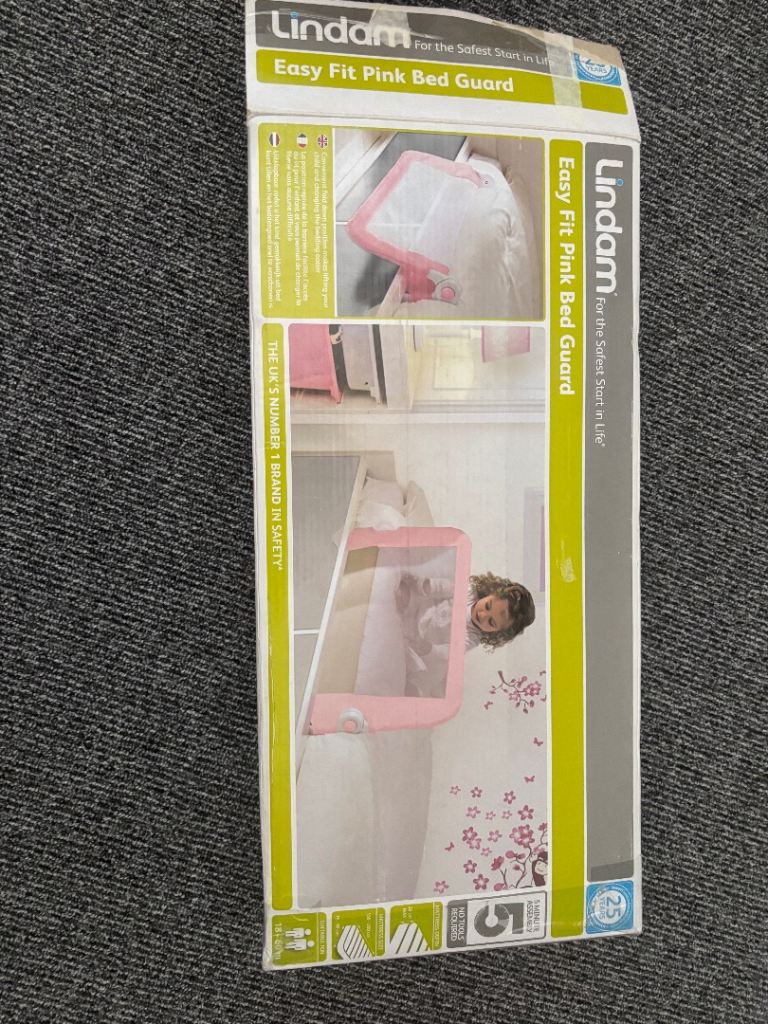 Grey bed guard (not pink)