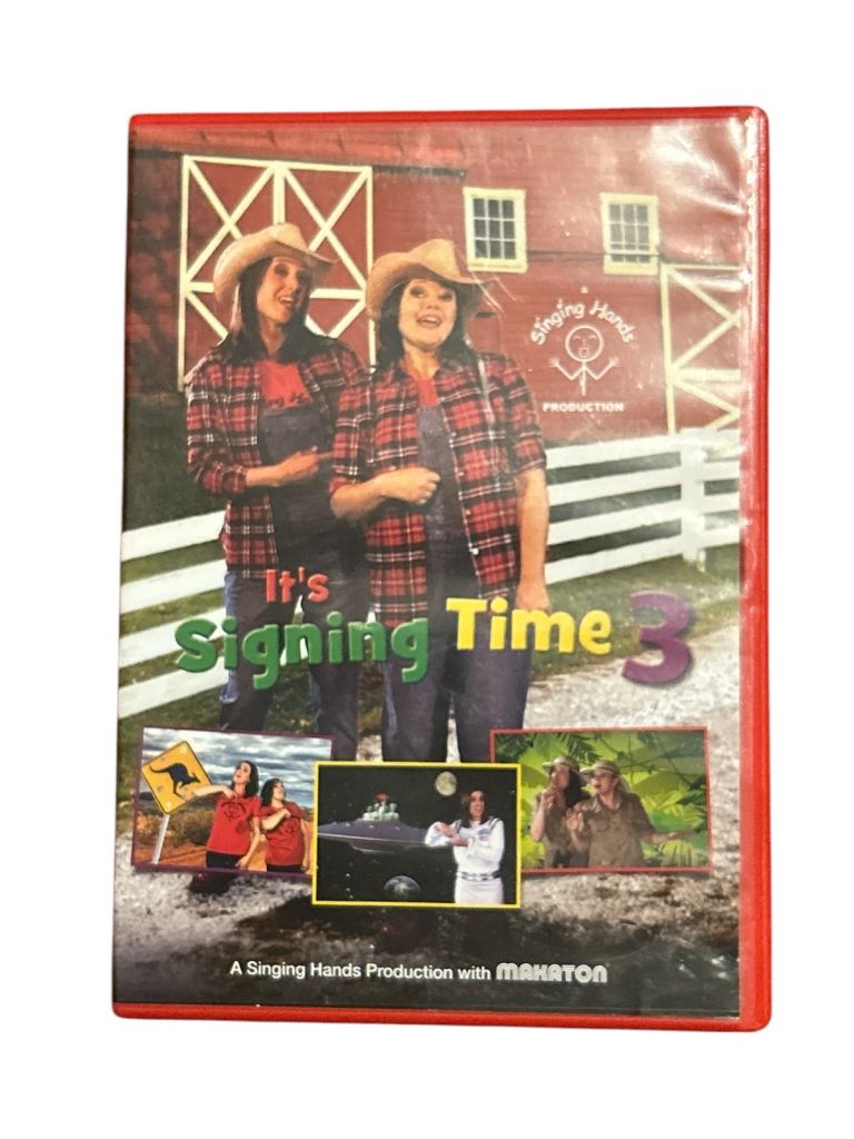 It’s Signing Time 3 DVD FILM Kids Family Childrens Movie Rainy Sofa Days VGC