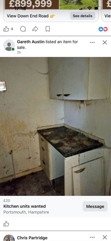 SECOND HAND KITCHEN WANTED