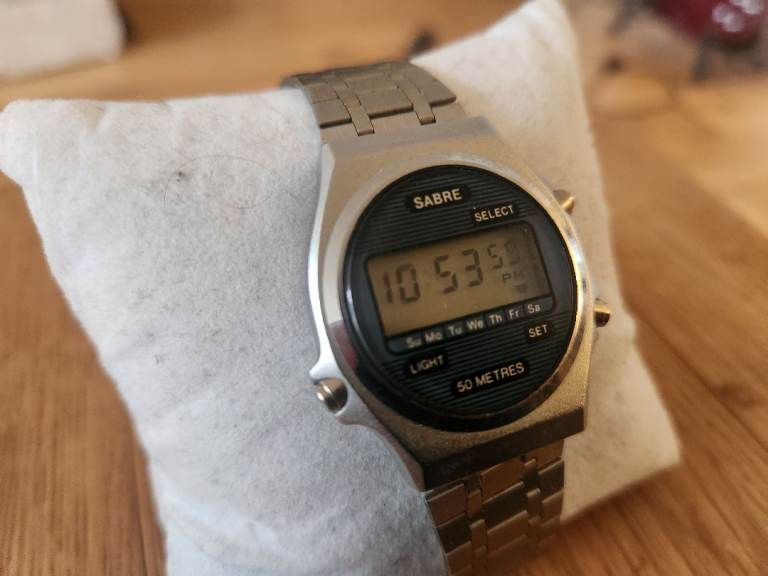 Sabre Vintage Digital Watch 