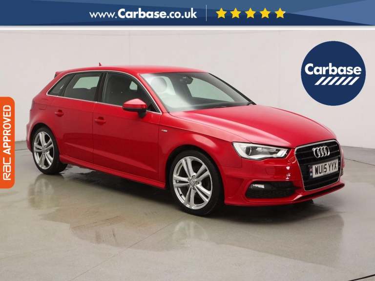 2015 Audi A3 1.8 TFSI S line Sportback 5dr Petrol Manual Euro 6 (s/s) (180 ps) Hatchback PETROL M...