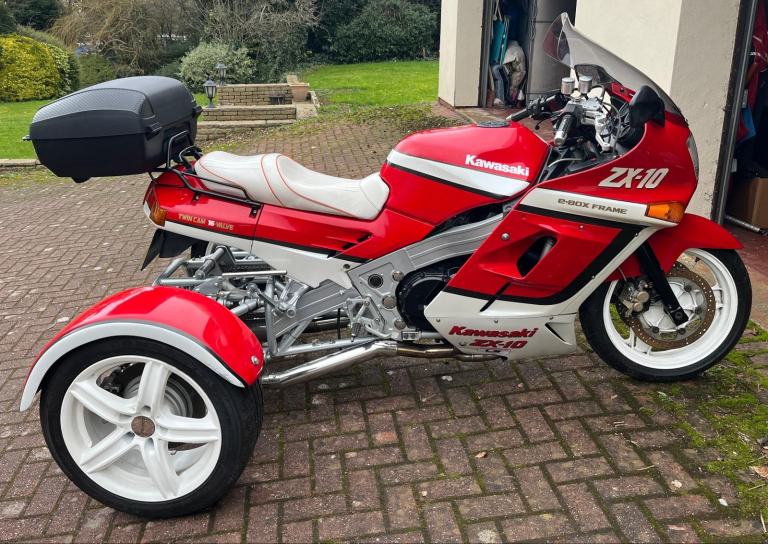 KAWASAKI ZX10 TRIKE, 1989(F), CASARVA CONVERSION IN 2021, STUNNING, £6495
