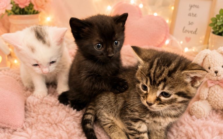 Cute Fluffy Kittens