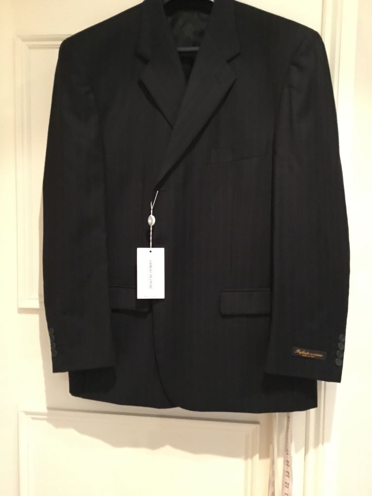 New Gents Navy Italian 3 piece suit