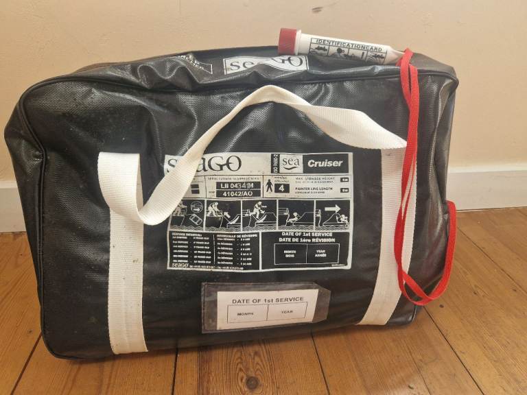 Seago Cruiser 4 Person Life Raft NEVER USED HALF RRP