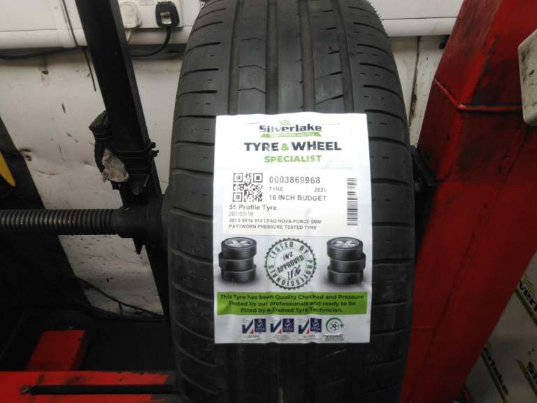 205 5 5r16 91v Leao Nova-Force 5mm Partworn Pressure Tested Tyre