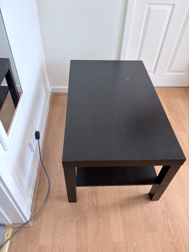 IKEA Black Coffee Table 