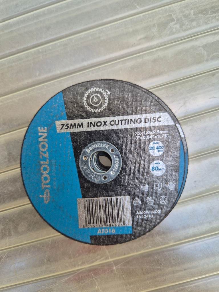 Toolzone 75mm Cutting Discs x 10 – 1