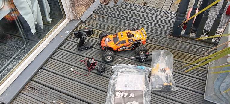 Radio control buggy hpi nitro