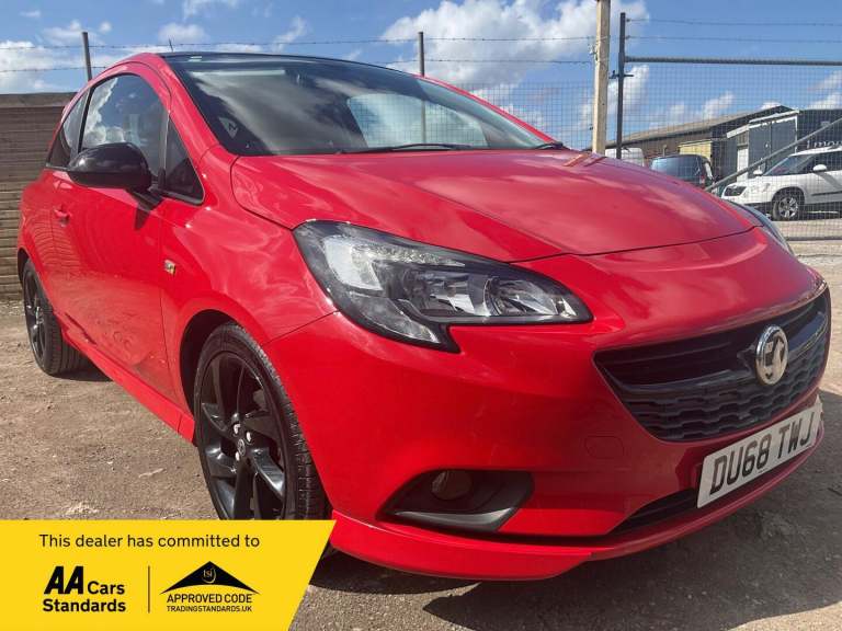 2018 Vauxhall Corsa 1.4i ecoTEC SRi VX Line Nav Black Euro 6 3dr HATCHBACK Petrol Manual