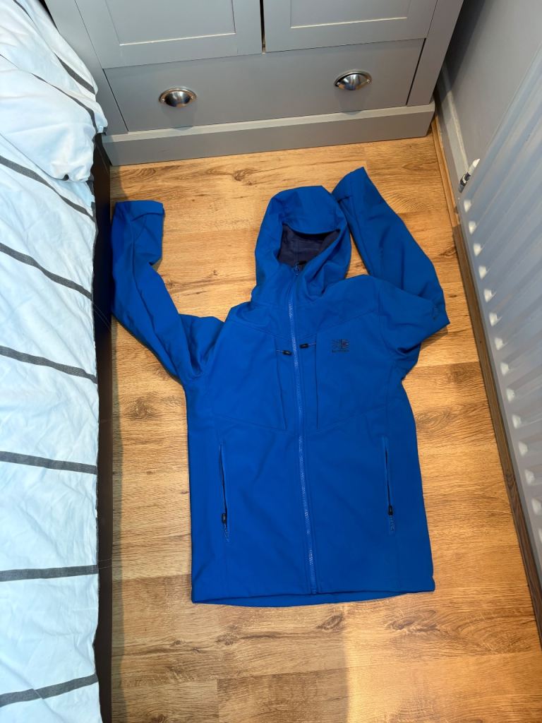 Blue Waterproof Hiking Jacket – Good Condition