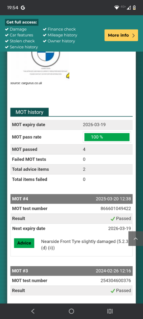 BMW X3 m sport 69 reg