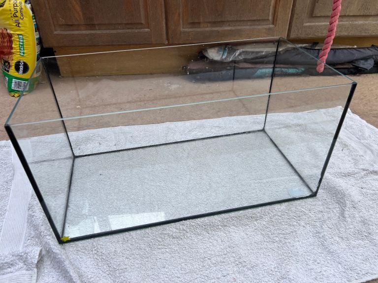 Glass tank used for hamsters 