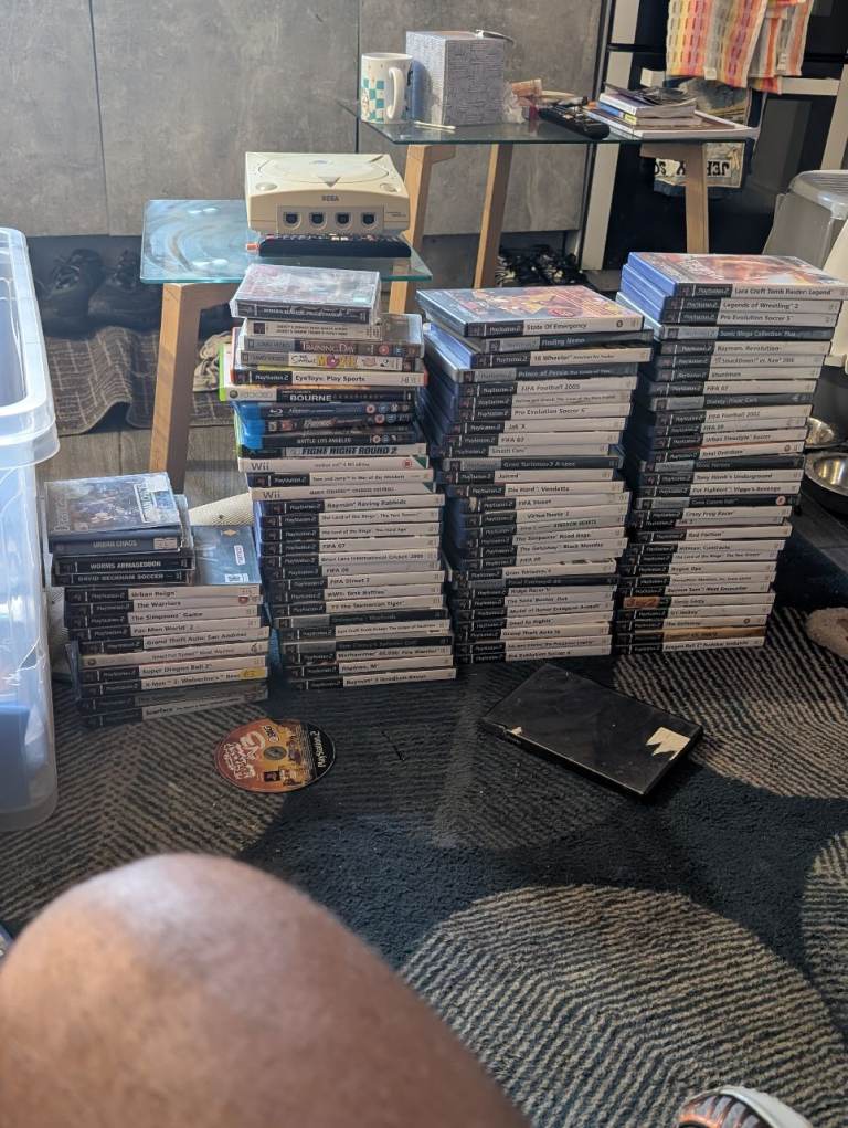 Job lot PS2 games 