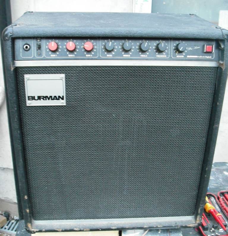 Burman Pro 501 50w combo amp amplifier all valve tube high gain versatile reverb 1x12