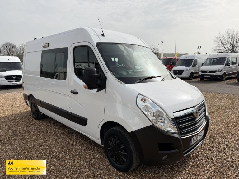 2018 Vauxhall Movano 2.3 CDTi 3500 Panel Van 5dr Diesel Manual FWD L2 H2 Euro 6 (130 ps) Panel Va...
