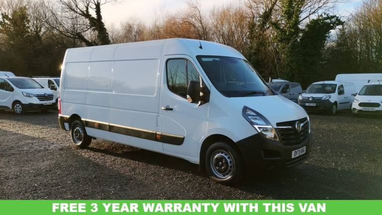 2021 Vauxhall Movano L3 H2 Edition CDTI 135 PS Bi Turbo 3500 LWB FREE 3 YEAR WARRANTY COVER ON T ...