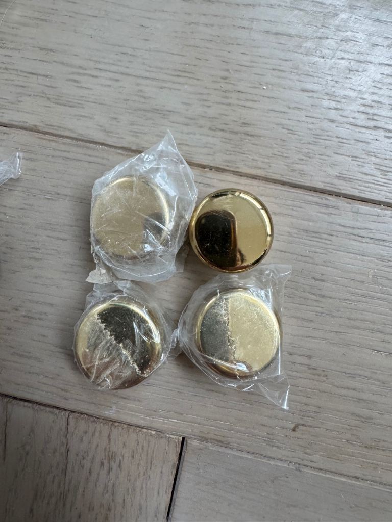 Dimmer switch golden caps, 4