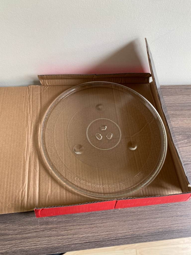Paxanpax PSA009 Universal Microwave Turntable Glass Plate with 6 Fixers (315mm)