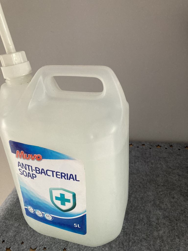 Antibacterial soap around 4 litres with pump